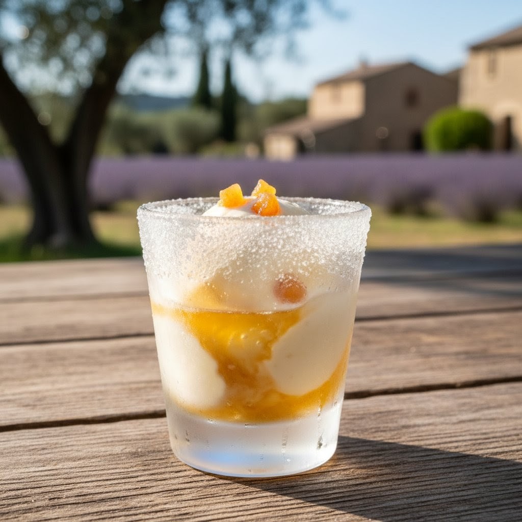 Trou provençal à la liqueur de nèfles